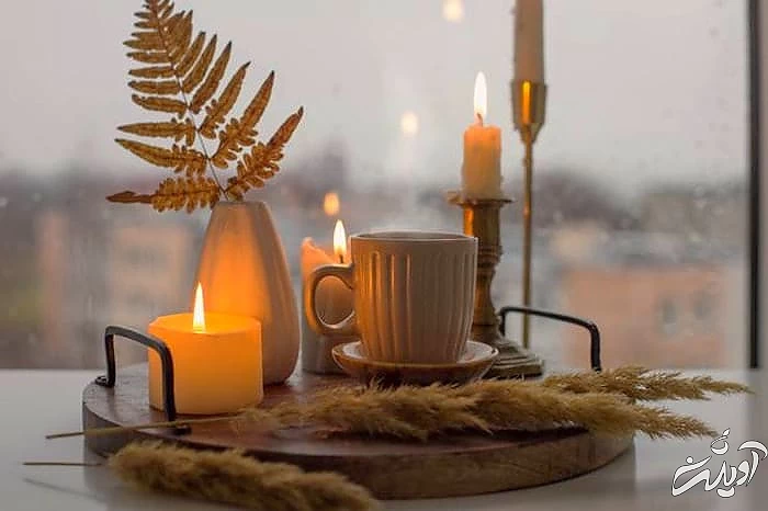 دکوری برای میز جلوی مبل تزیین جلوی مبل